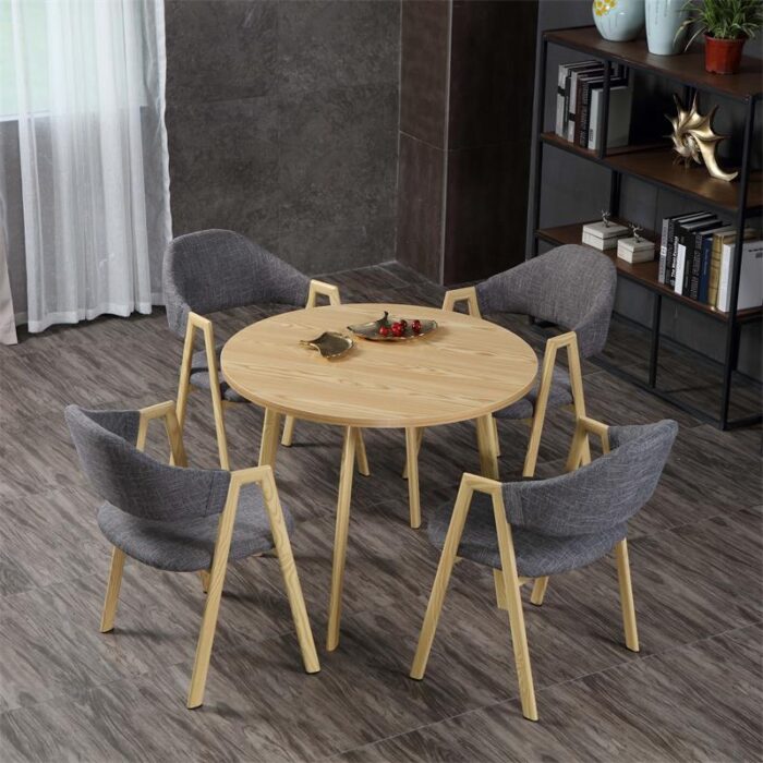 Table à manger avec 4 chaises – Image 2