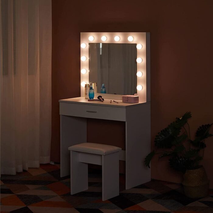 Table de maquillage LED